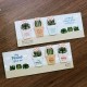Magnet Bookmark Set (Plants)磁石書簽(盆栽)